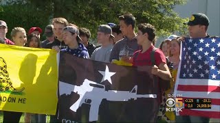 Bay Area Students Walk Out To Support 2nd Amendment, Gun Rights Bay Area Students Walk Out To Support 2nd Amendment, Gun Rights