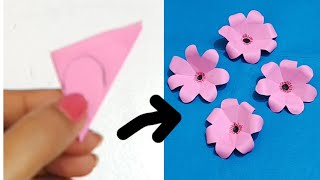 How to Make Paper Flower Step by Step l Easy Paper Flower Craft Ideas I Magic of Making Paper Flower