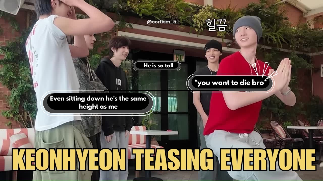 Just Keonhyeon teasing everyone...😁 (Two Naughty Kids Of CORTIS)