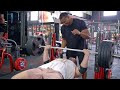 World raw bench press record holder kirill sarychev