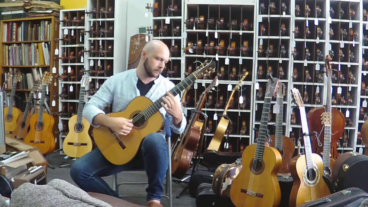 1963 Hermann Hauser II Number 734 Classical Guitar Sebastian Quintero Bach 995, Lauro, Scarlatti