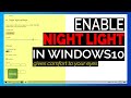 How to enable night light feature in windows 10  tecwala