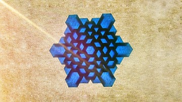 Origami Spread Hex Tesselation by shakefororigami