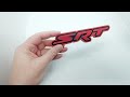 SRT Trunk Emblem for Dodge, Jeep, and Chrysler. This custom acrylic SRT badge