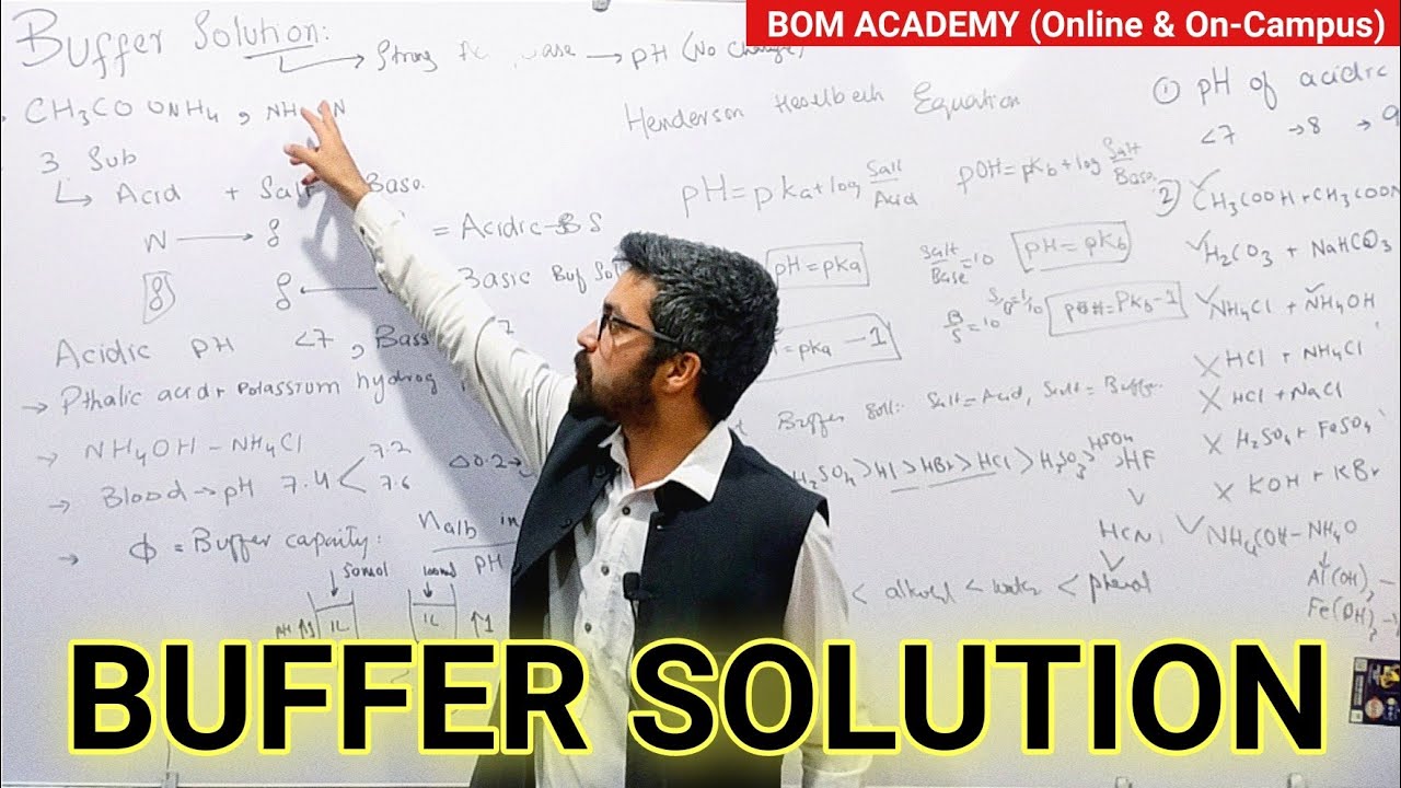 Buffer Solution Chemistry 11 in Hindi/urdu for exams and entry tests ...