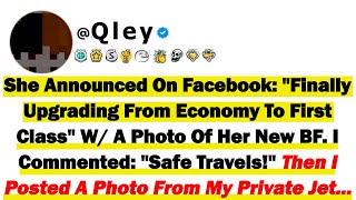 картинка: Она объявила на Facebook, что «наконец-то перешла из эконом-класса в первый», опубликовав фотогра...