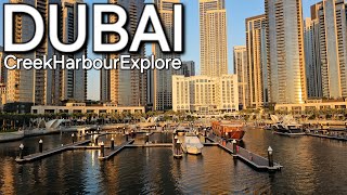 6pm Dubai UAE Walkthrough: Explore the 'Beauty' of DUBAI CREEK HARBOUR (5.10.24: 4K-UHD) by Boy d Xplorer 2,306 views 4 days ago 2 hours, 9 minutes