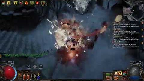 Path of Exile 3.10 on Linux Proton 5.0-7 DXVK 1.6.1 / Delirium map