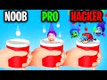 NOOB vs PRO vs HACKER In BOUNCE AND COLLECT!? (ALL LEVELS!)