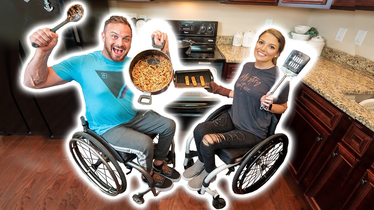 Wheelchair Cooking in a Non-Adapted Kitchen! - YouTube