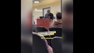 Professor Furious Over Student Using AI😡 #shortsfeed #shortshorts #subscribe #shorttrousers #shorts