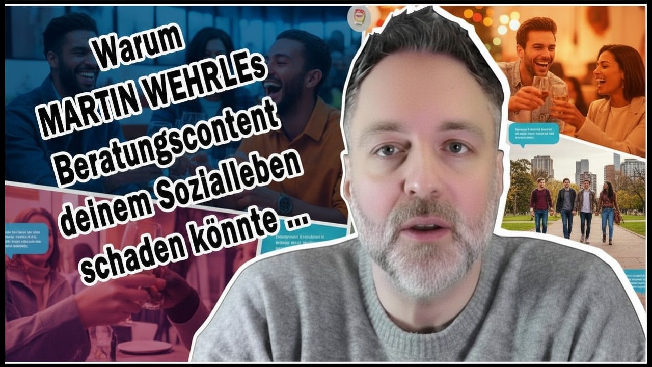 Die Gefahr hinter der Pauschal-Antwort: Warum MARTIN WEHRLE deinem Sozialleben schaden könnte