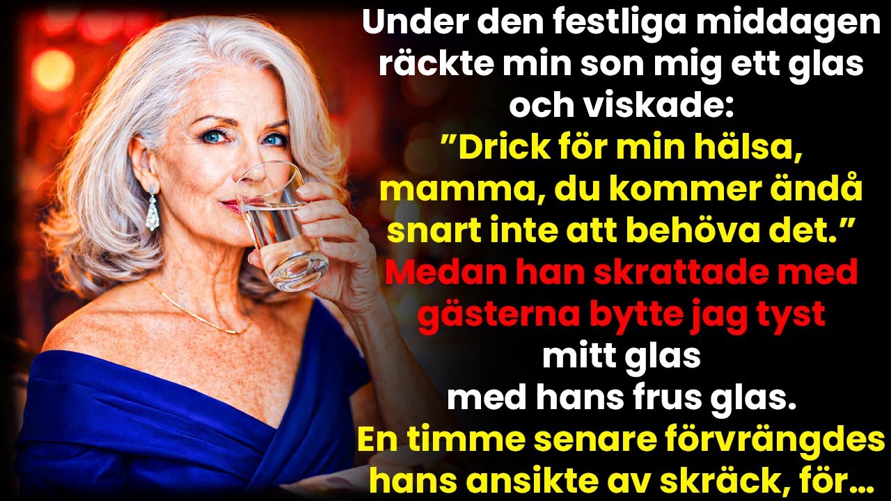 Min son sa ”Drick, du har inte länge kvar.” Jag bytte glas. En timme senare förändrades allt…