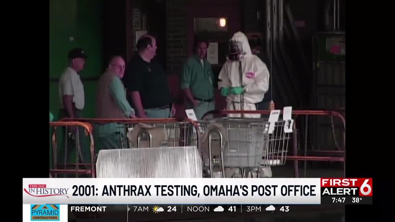 Today in History - Nov. 8: Anthrax attacks lead to testing at Omaha post office