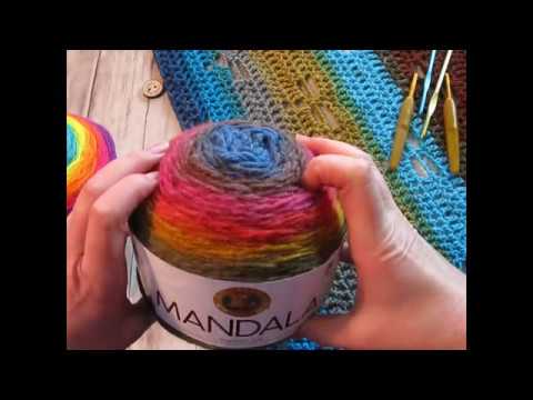 Pine Notes Crochet New Yarn Review Of Mandala Yarn By Lion Brand