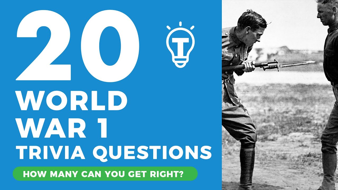 research questions about world war 1