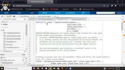 Machine learning coursera Ex 4 | week 5 assignment