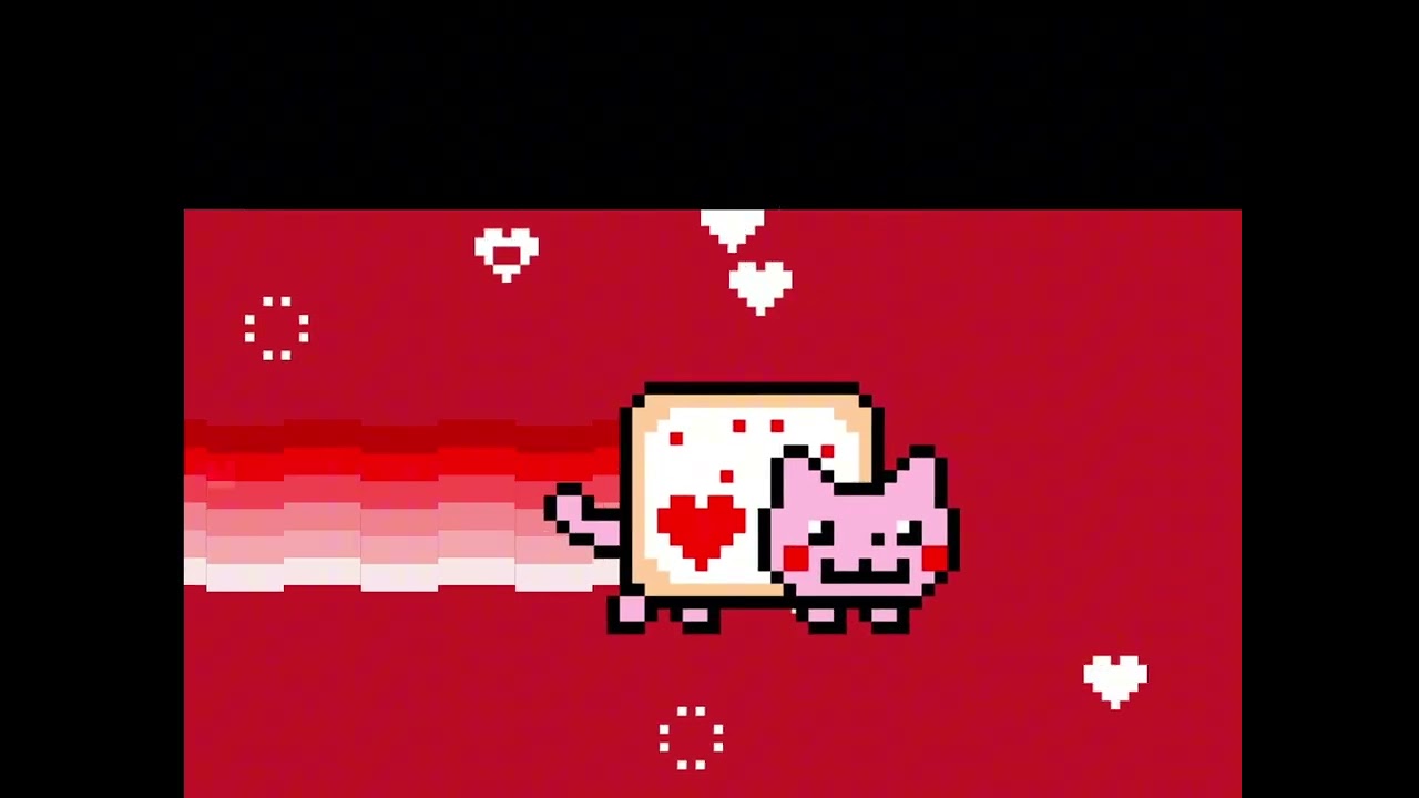 Valentine's day nyan cat