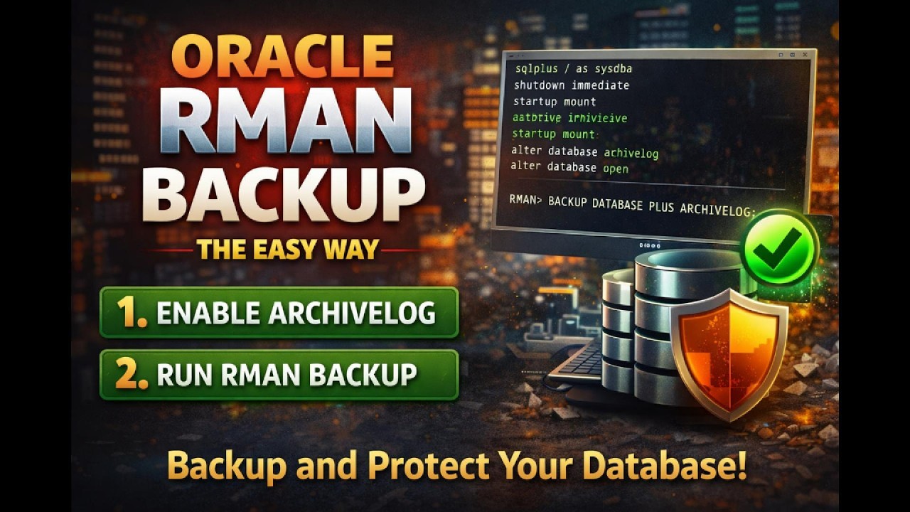 Oracle RMAN Backup – The Easy Way | Full Backup Explained (Oracle 19c ...