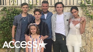 Victoria beckham reveals her secret to parenting with david beckham:
'one of us is always there'