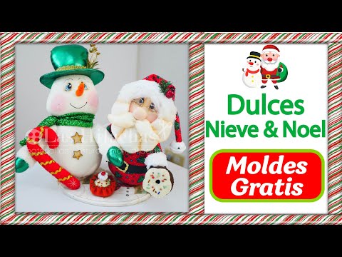 ⛄?Dulces #Nieve & #Noel – #Tutorial #Navideño