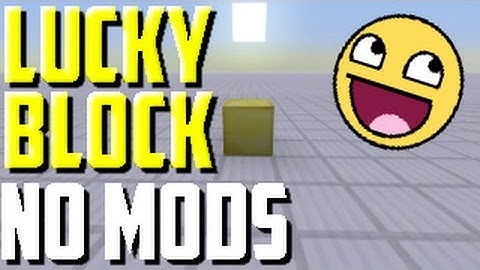 Minecraft Xbox & Playstation: Working Yelow Lucky Block (No Mods) Redstone Tutorial