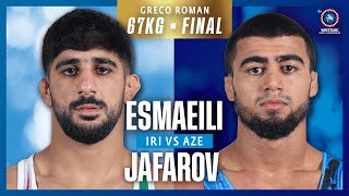 видео: Саид Эсмаили (Ири) против Хасрата Джафарова (Азербайджан) | Чемпионат мира 2025 | Золотая медаль ... картинка: Саид Эсмаили (Ири) против Хасрата Джафарова (Азербайджан) | Чемпионат мира 2025 | Золотая медаль ...