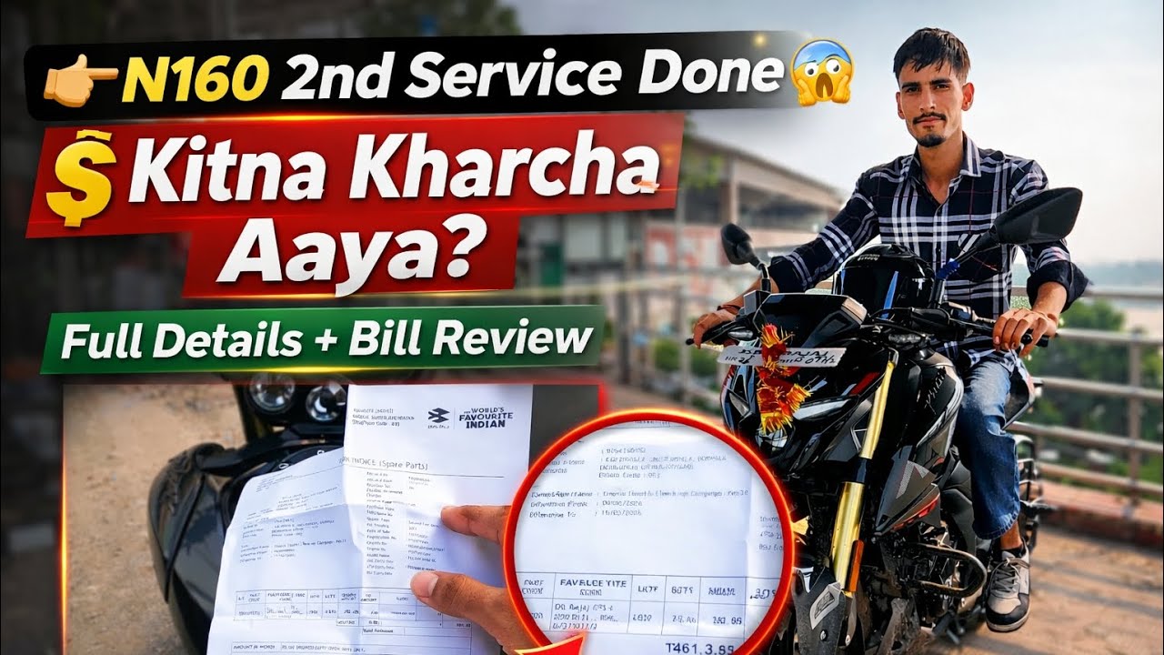  Bajaj Pulsar N160 2nd Service After 5,000 KM | Real Cost & Review