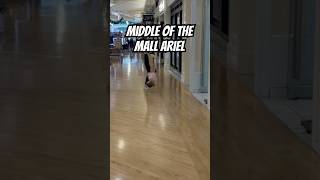 She Attempts Aerial Flip In The Middle Of The Mall