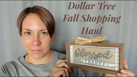 ASMR | Dollar Tree Fall Shopping Haul (Soft Spoken)