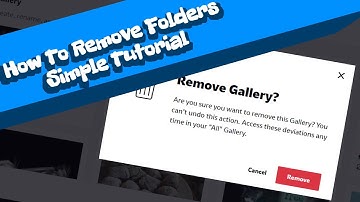 How to delete Folder | DeviantArt Tutorial