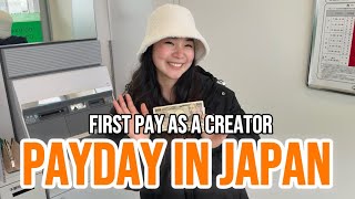 OFW Salary Day in Japan | My First Earnings as a Content Creator | Window Shopping | Grocery Haul