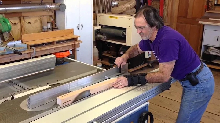 Paul Donio at work making table legs