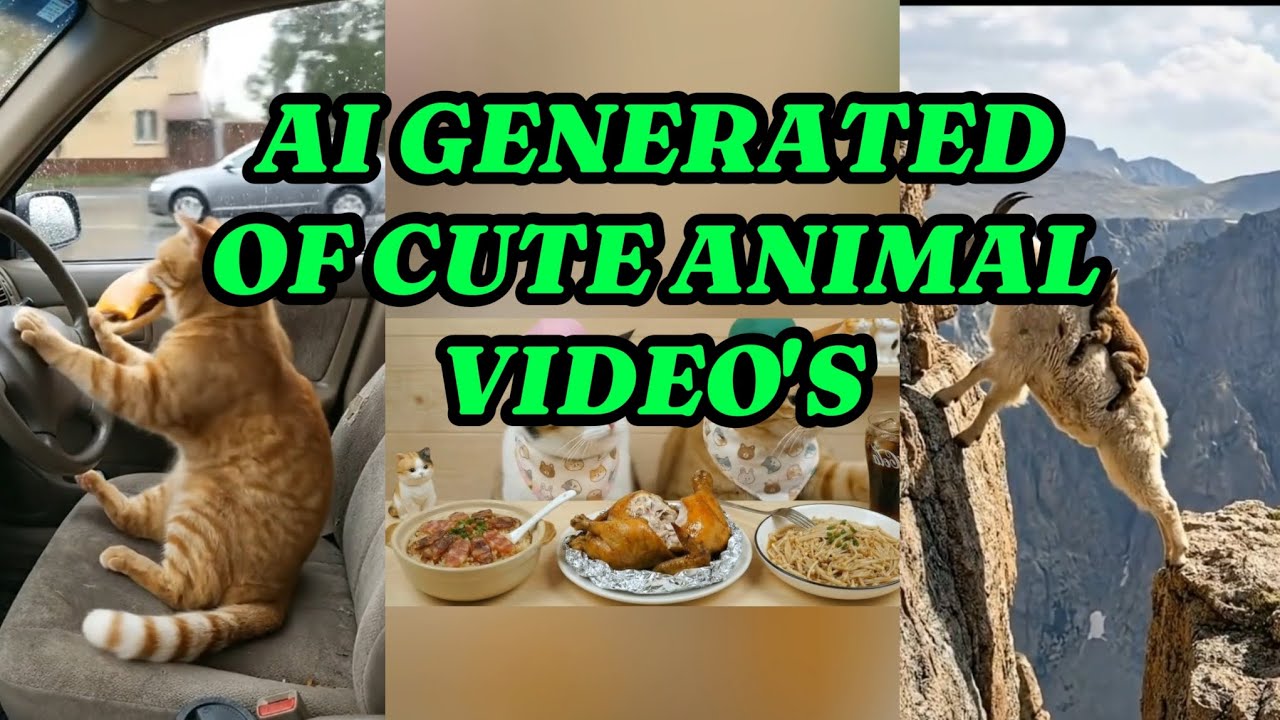 AI GENERATED OF CUTE AND FUNNY ANIMAL'S VIDEO'S 