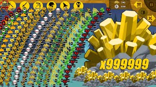 MOD SUMMON 9999 ALL POWERFUL ITEMS WITH 99999 GOLD MINE BIG | STICK WAR LEGACY | STICK BATTLE