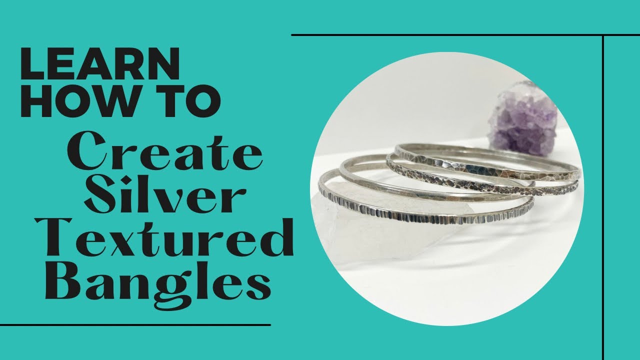 Learn how to create a set of sterling silver textured bangles. YouTube