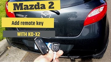 Mazda 2 remote flip key programming with KD-X2