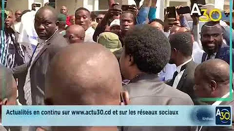 MINISTERE DE LA JUSTICE: Constant Mutamba avec son chien gardien à la remise-reprise.