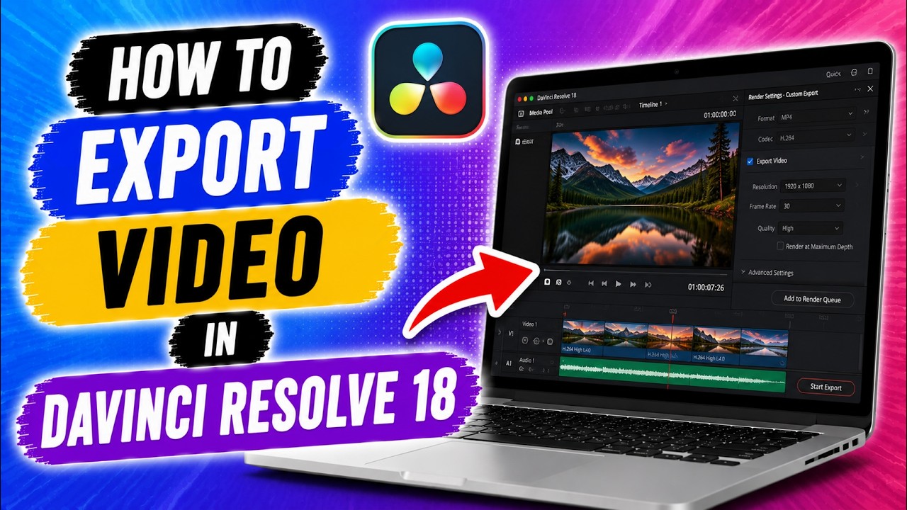 How To Export Video in Davinci Resolve 18 | Render Video Fast and Easy ...