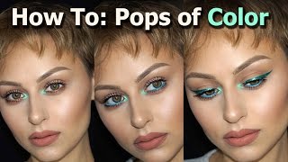How To: Colorful Makeup for Beginners | Alexandra Anele