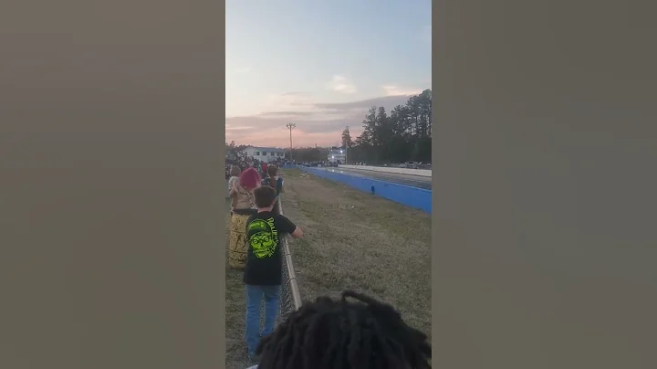 A LIL NITROUS VS. TURBO ACTION #foxbody #shorts #dragrace