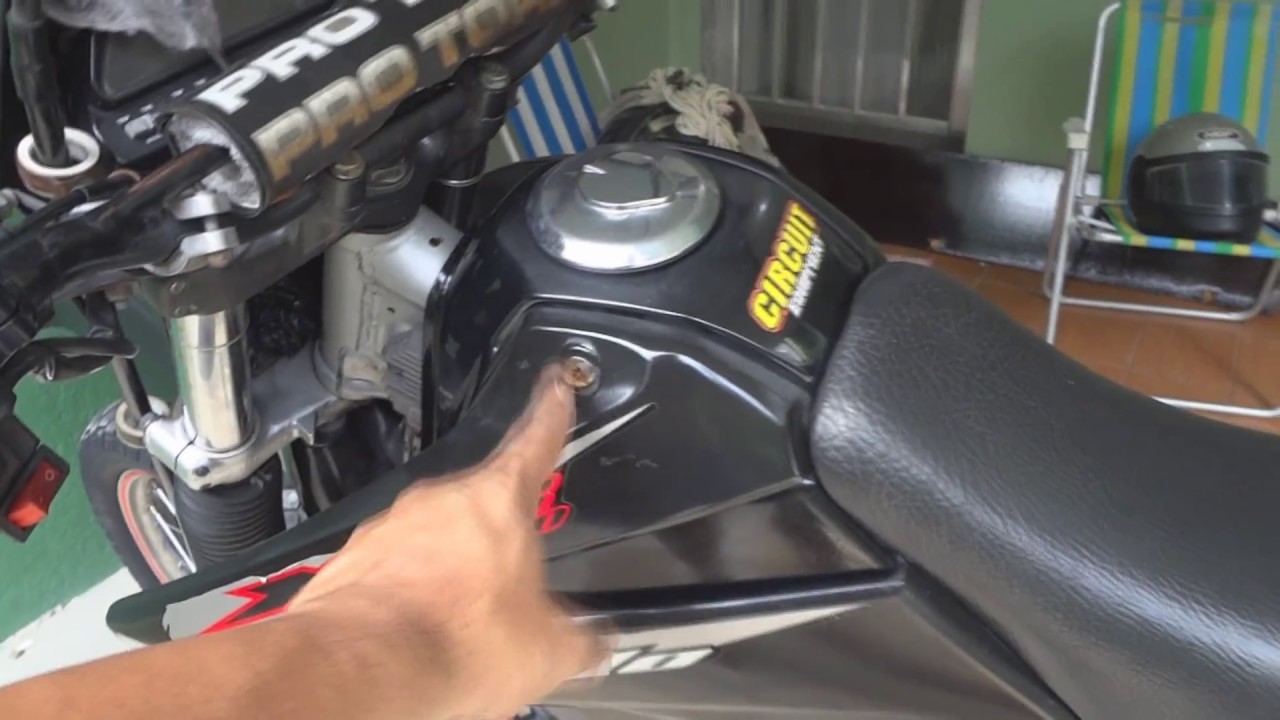 Como Retirar Tanque da XR Tornado - Tanque de Combustível XR 250 Tornado - FVM