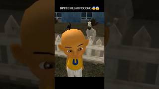 SEREM BANGEEETT !!! UPIN SENDIRIAN DIKEJAR POCONG #upin #pocong #upinipin