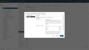 Manage vSphere DRS Settings with Scheduled Tasks