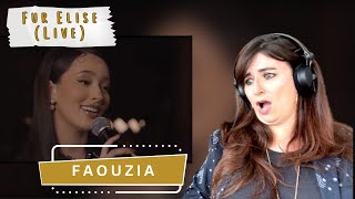Faouzia  - Fur Elise (Live) Vocal Coach Reaction \& Analysis