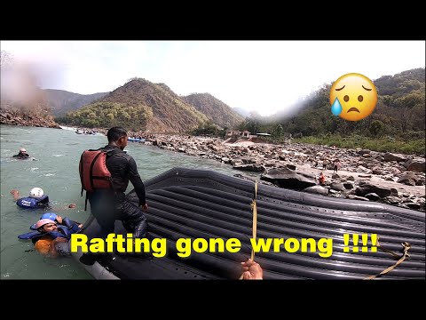 Rafting gone wrong in Rishikesh 🥵🥵 | marte marte bache | #vlog-07