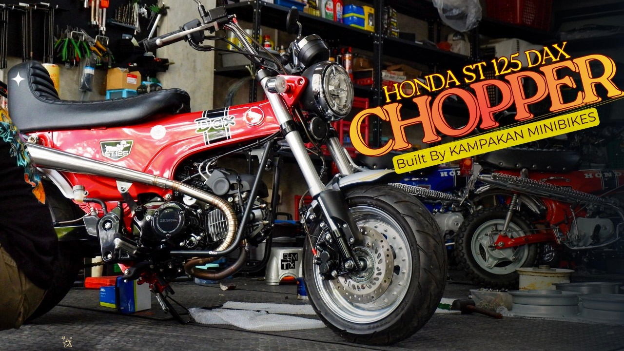 Breakdown • DAX 125 dengan CITARASA TUA | Terinspirasi HONDA ST 50 CHOPPER