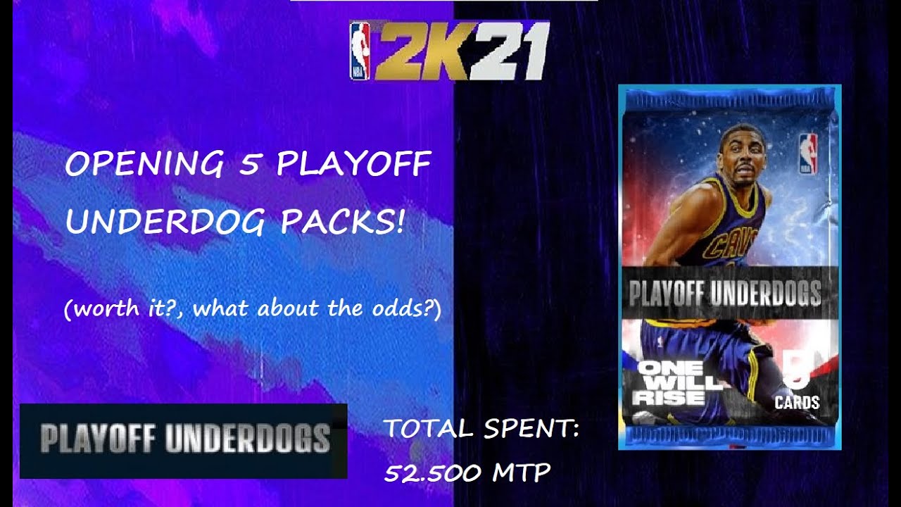NBA 2K21 Opening 5 Playoff Underdogs Packs! (worth it?) YouTube