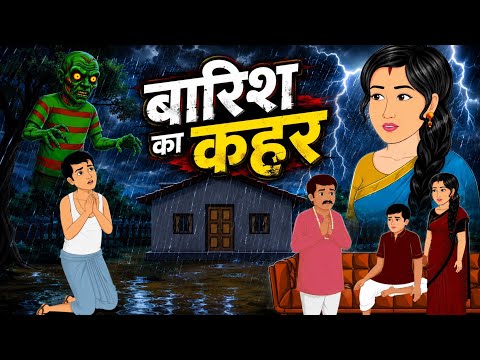 The Fury of the Rain || Based on a True Story || 😭😭 The Story of a Poor Family || Cartoon Video