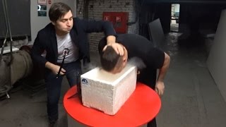 Жидкий азот VS Моё лицо Liquid nitrogen VS My face Жидкий азот VS Моё лицо Liquid nitrogen VS My face